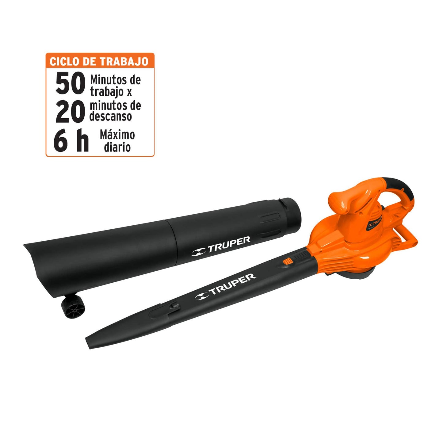 SOPLADORA/ASPIRADORA ELÉCTRICA 1,440W, CON BOLSA RECOLECTORA 18146 N