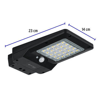 LUMINARIO SUBURBANO DE LED 4 W CON PANEL SOLAR, VOLTECK 46956 P