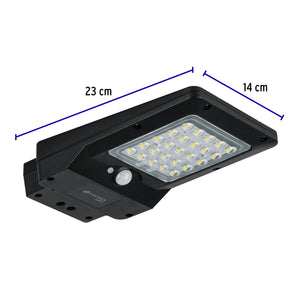 LUMINARIO SUBURBANO DE LED 4 W CON PANEL SOLAR, VOLTECK 46956 P