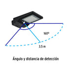 LUMINARIO SUBURBANO DE LED 4 W CON PANEL SOLAR, VOLTECK 46956 P