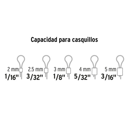 SUAJADORA 24" PARA CASQUILLOS CON CORTADOR DE CABLE, TRUPER 102487 N