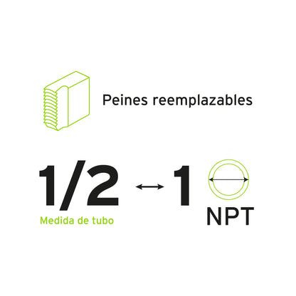 JUEGO DE 4 TARRAJAS PARA TUBO 13070 *
