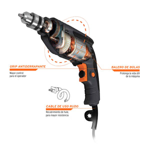 TALADRO INDUSTRIAL 3/8", 400 W 16706 *