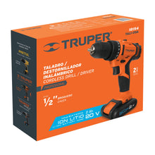 Cargar imagen en el visor de la galería, TALADRO INALAMBRICO 1/2, 20V, TRUPER 18154 P
