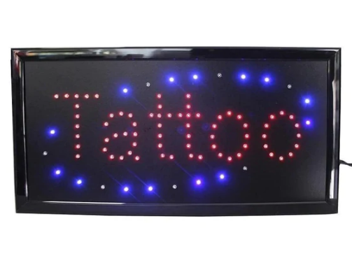 LETRERO LUMINOSO LEDS TATTOO | 246-426 *