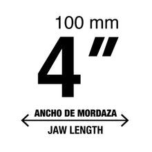 Cargar imagen en el visor de la galería, TORNILLO DE BANCO 4&#39;&#39; DE HIERRO GRIS, PRETUL 26039  *
