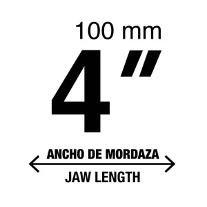 TORNILLO DE BANCO 4'' DE HIERRO GRIS, PRETUL 26039  *