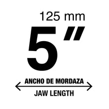 Cargar imagen en el visor de la galería, TORNILLO DE BANCO 5&#39;&#39; DE HIERRO GRIS, PRETUL 26042 P
