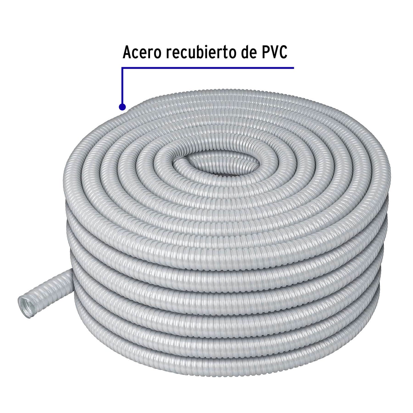 ROLLO DE 50 M DE TUBO FLEXIBLE LIQUID TIGHT DE 3/4", VOLTECK 47322 N