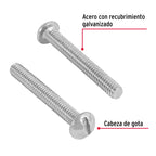 BOLSA CON 250 TORNILLOS 5/32' X 1-1/4' TIPO ESTUFA, FIERO 44610 N