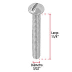 BOLSA CON 250 TORNILLOS 5/32' X 1-1/4' TIPO ESTUFA, FIERO 44610 N