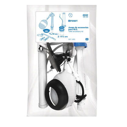 JUEGO DE ACCESORIOS PARA WC, 2'' CON FLOTADOR 49342 *