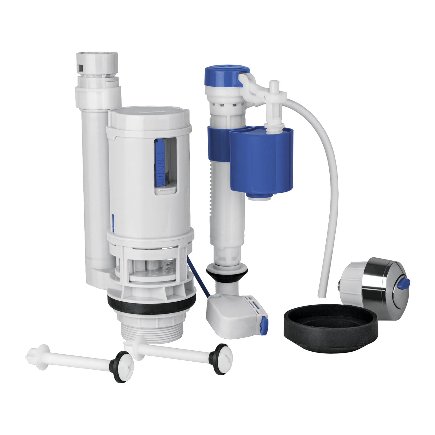 JUEGO DE ACCESORIOS PARA WC, CON SISTEMA DUO 49605 N