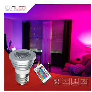 LAMPARA LED SPOT RGB 3W WINLED
