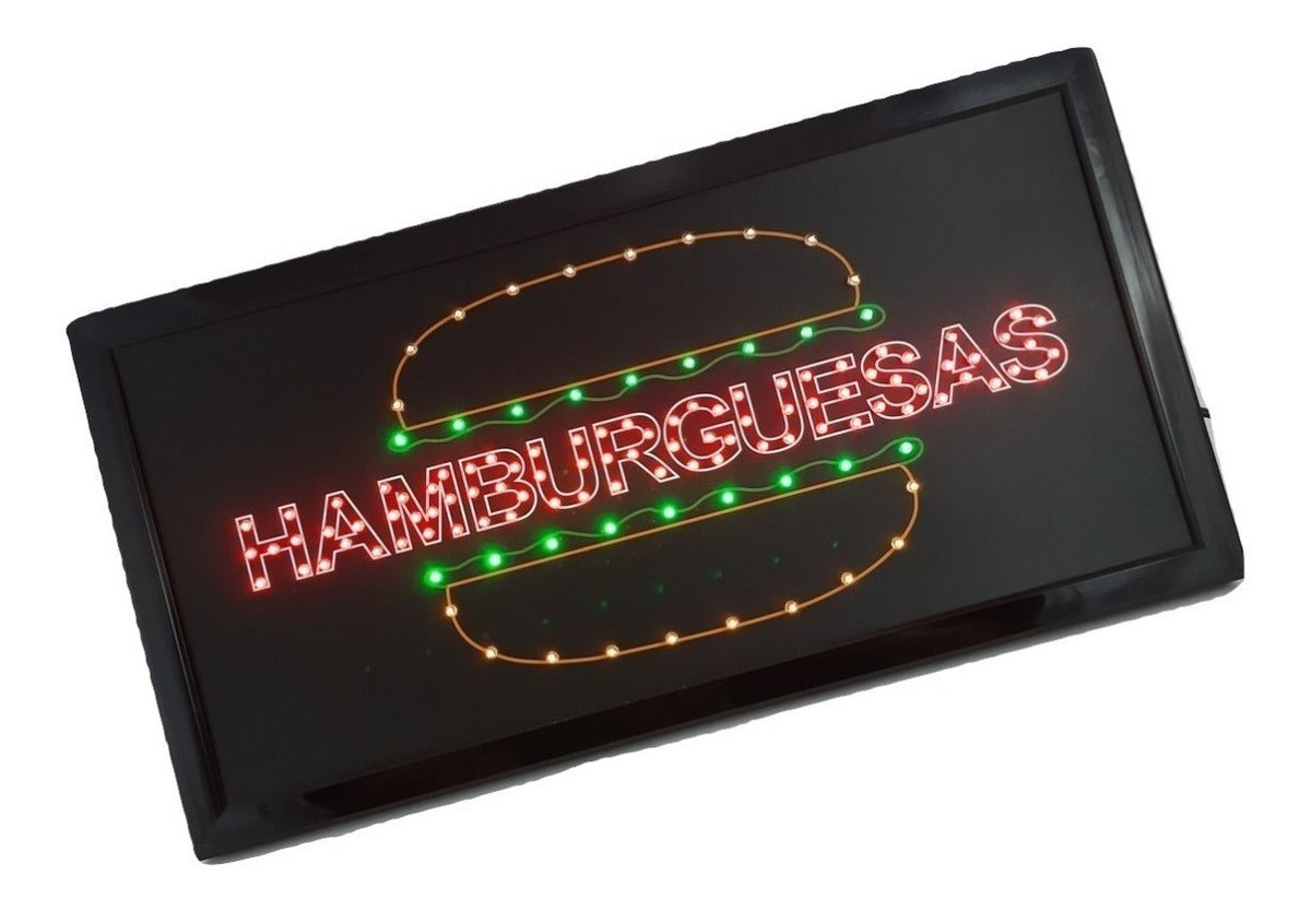 LETRERO LUMINOSO HAMBURGUESAS 246-413 P