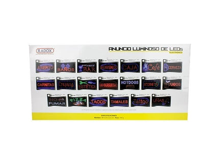 LETRERO LUMINOSO ALITAS 3.8W | 246-401 *