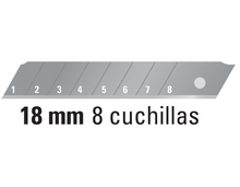 Cargar imagen en el visor de la galería, NAVAJAS DE REPUESTO PARA CUTTERS RETRACTILES
