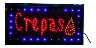 LETRERO LUMINOSO CREPAS 246-411 P