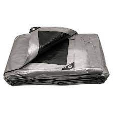 LONA GRIS REFORZADA 6 X 9M, TRUPER 10778 *
