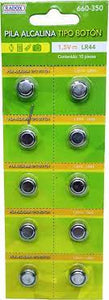 PILA ALCALINA TIPO BOTON LR44 660-350 N