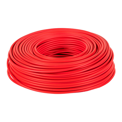 ROLLO DE 100 M DE CABLE THHW-LS #8 AWG ROJO, VOLTECK 46058 *
