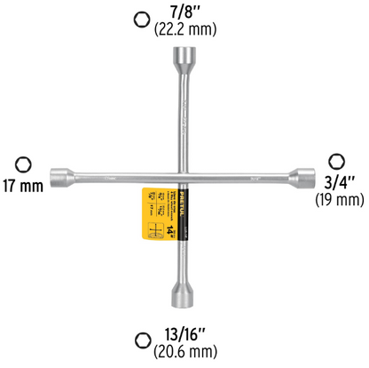 LLAVE DE CRUZ 14'' GALVANIZADA, PRETUL 21800 *